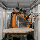 The plates were fabricated by a robot. Courtesy ICD/ITKE/IIGS University Stuttgart.